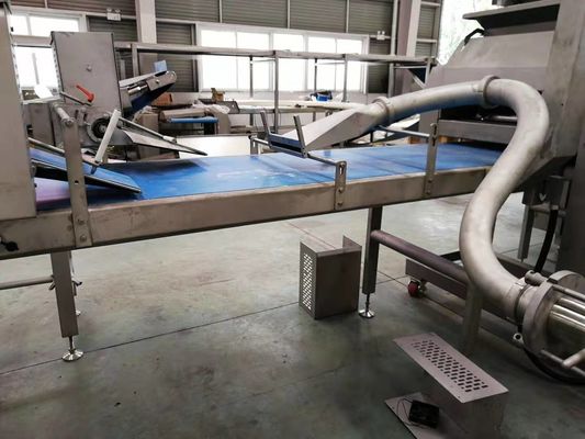 पेशेवर डेनिश पेस्ट्री उपकरण Wtih Fillings, पिज्जा बनाने की मशीन 2500 किलोग्राम / घंटा